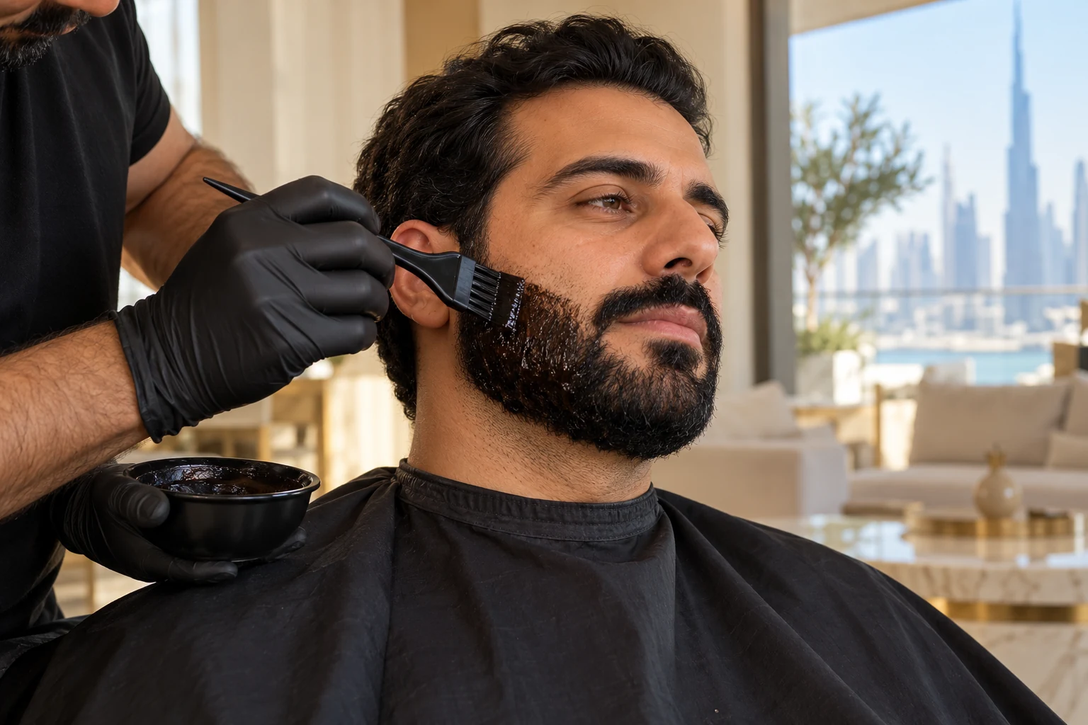 Beard Dye home service