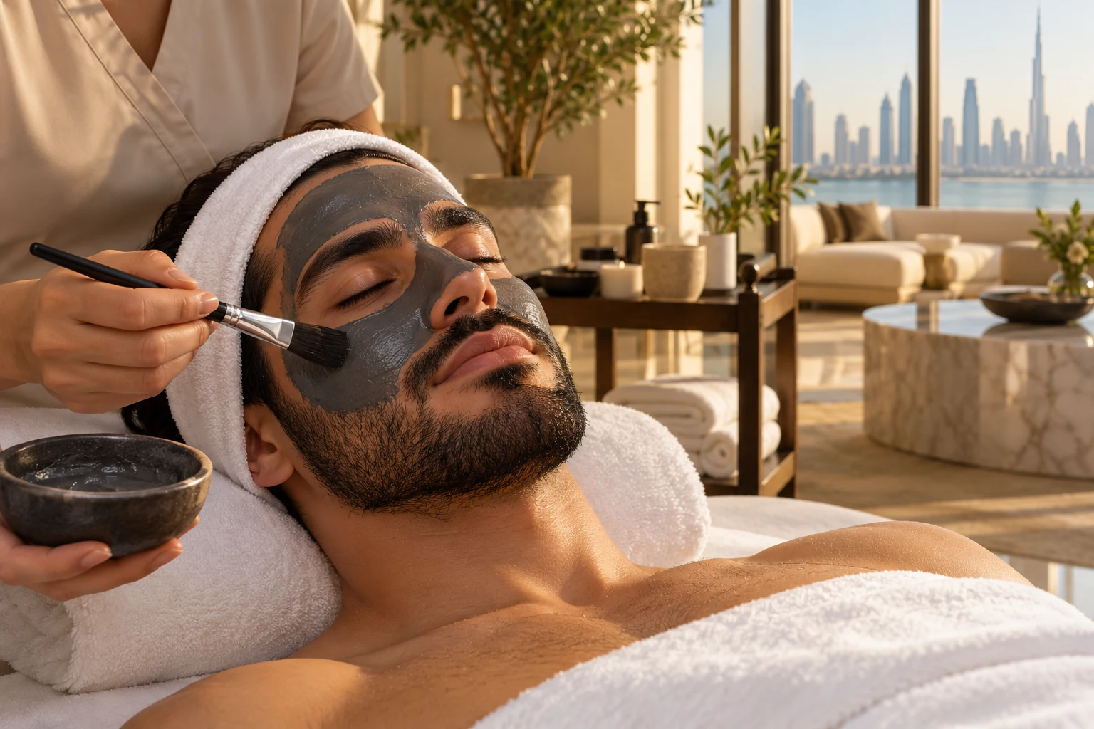 Charcoal Face Mask home service
